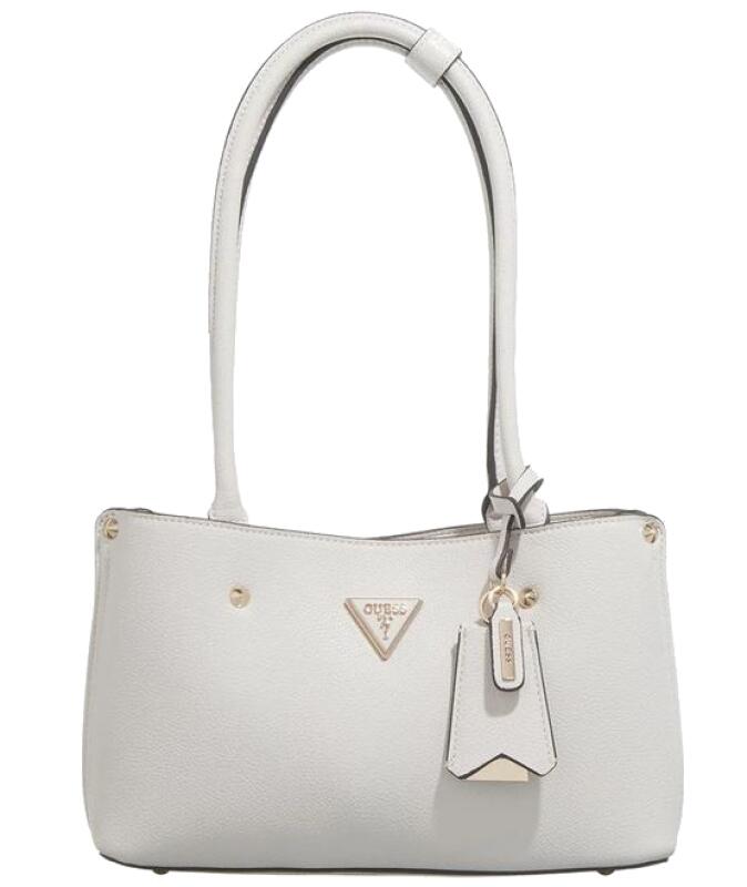 GUESS - Guess Meridian Shoulder Satchel Damentasche ivory Weiß von GUESS