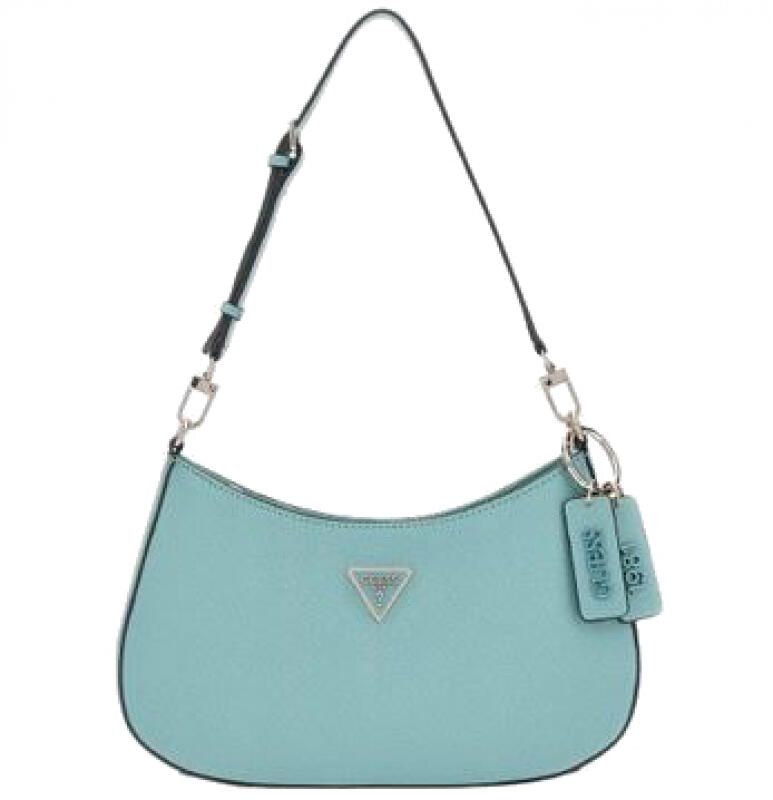 GUESS - Guess Noelle Top Zip Shoulder Bag teal Grün von GUESS