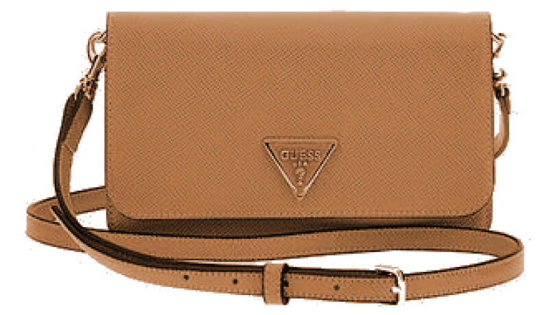 GUESS - Guess Noelle XBody Flap Organizer Umhängetasche Synthetik lightcognac Beige von GUESS