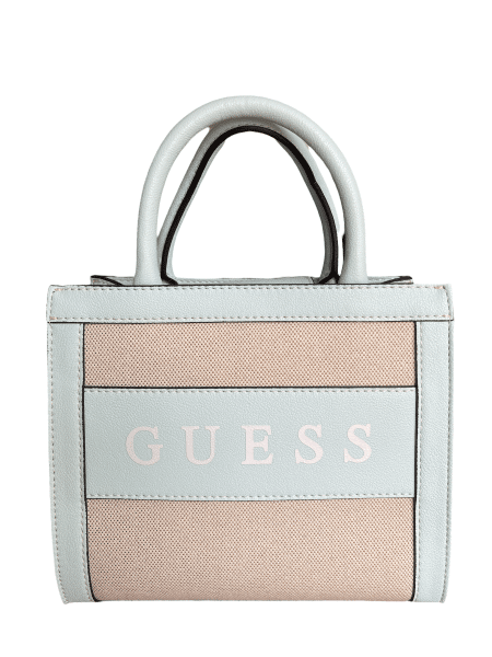GUESS - Guess Salford Tote S, Handtasche, Hellblau von GUESS