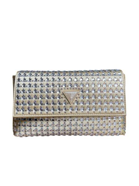 GUESS - Guess Zalina Bag, Clutch, Schultertasche, Gold-Strass von GUESS