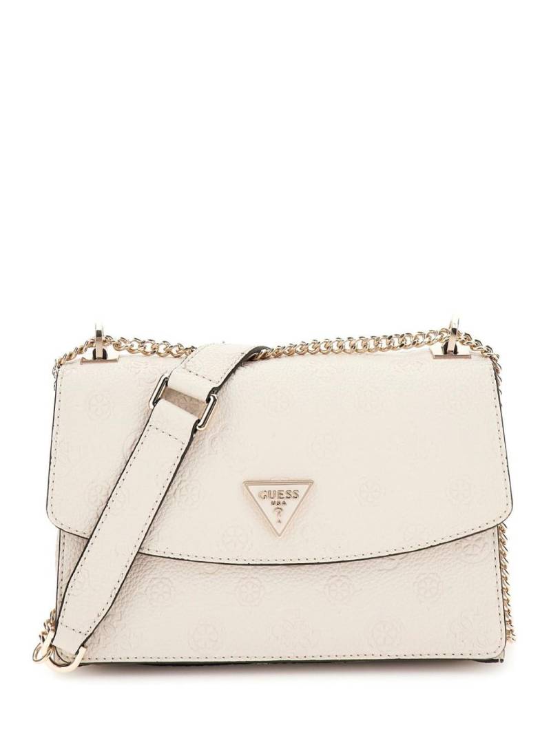 GUESS - Handtasche Mit Überschla Cresidia Cnvrtble Xbody Flap Bone Offwhite von GUESS