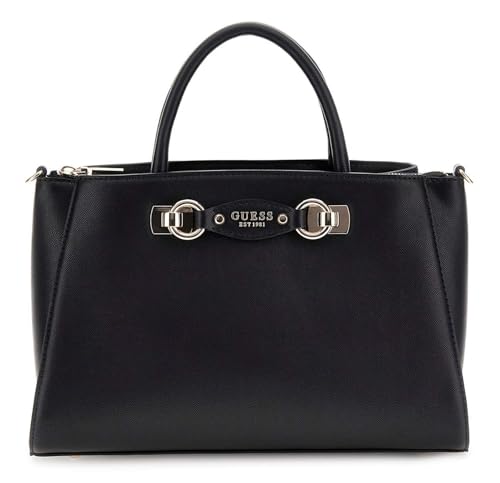 GUESS Handtasche Schultertasche Mimina Girlfriend Satchel Black schwarz von GUESS