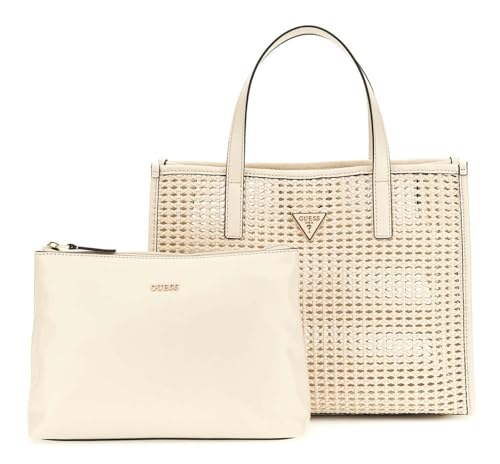 GUESS Handtasche Umhängetasche Brigitta 2 in 1 Tote Shell beige GUESS Handtasche Umhängetasche Brigitta 2 in 1 Tote Shell beige von GUESS
