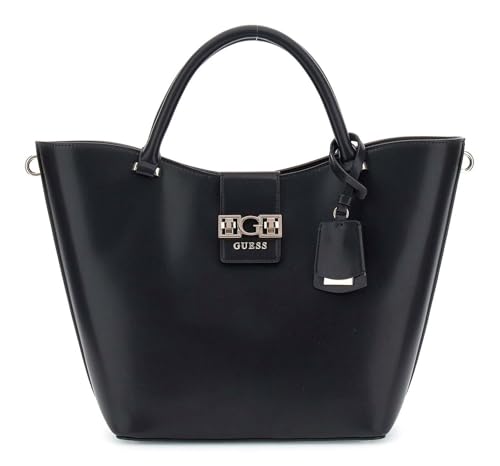 GUESS Handtasche Umhängetasche Jane Tote Bag Black schwarz von GUESS