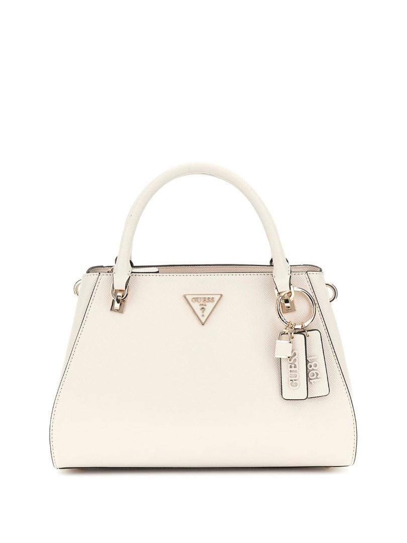 GUESS - Handtaschen Mit Reißvers Noelle Luxury Satchel Bone Weiß von GUESS