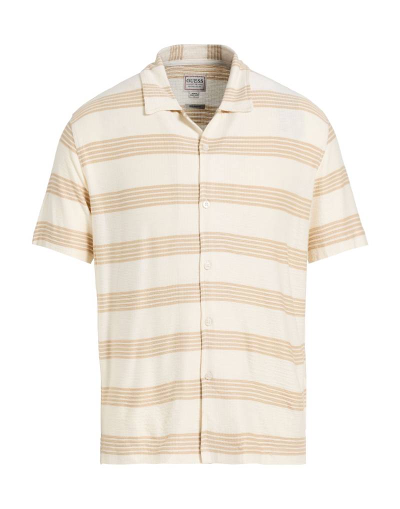 GUESS Hemd Herren Elfenbein GUESS Hemd Herren Elfenbein von GUESS