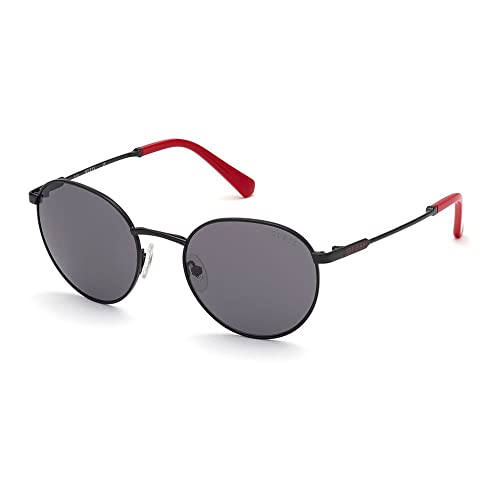 GUESS Herren 0 Sonnenbrille, Shiny Black von GUESS