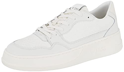 GUESS Herren Avellino CARRYOVER Sneaker, Weiß, 41 EU von GUESS