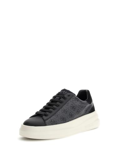 GUESS Herren Elba Carryover Sneaker, Schwarz, 44 EU von GUESS