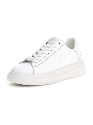 GUESS Herren ELBA Sneaker, weiß, 41 EU von GUESS