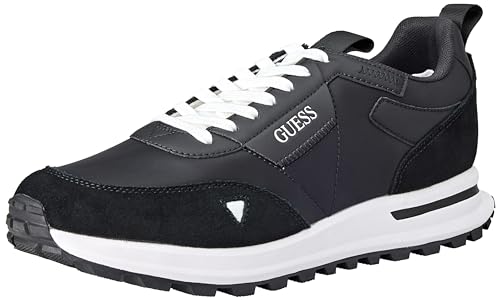 GUESS Herren GRADO Sneaker, Black, 44 EU von GUESS
