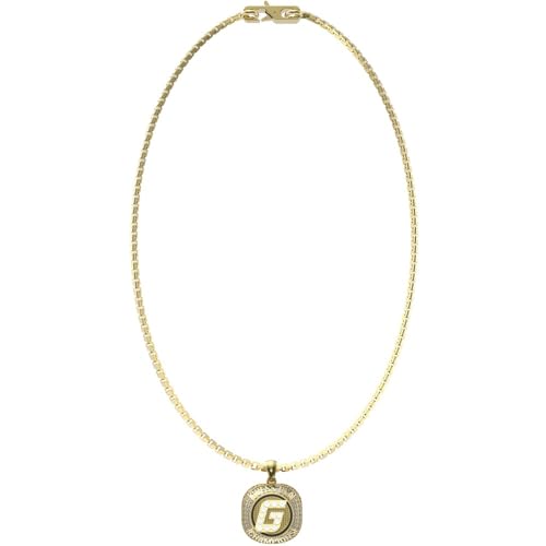 GUESS Herren-Kette Edelstahl Zirkonia One Size Gold 32021255 von GUESS