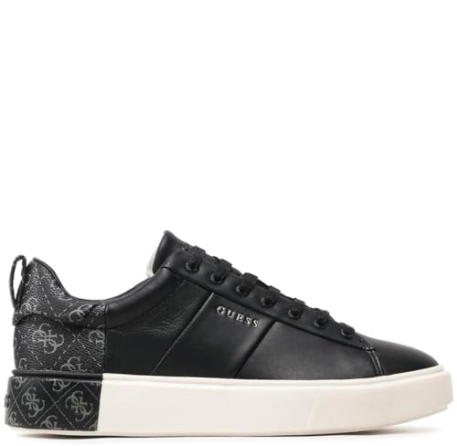 GUESS Herren New VICE Sneaker, Black Coal, 45 EU von GUESS
