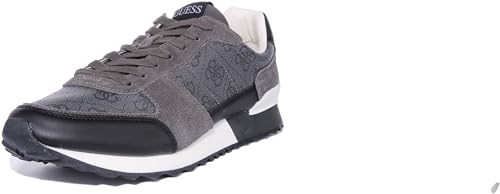 GUESS Herren Padova Sneaker, Coal, 44 EU von GUESS