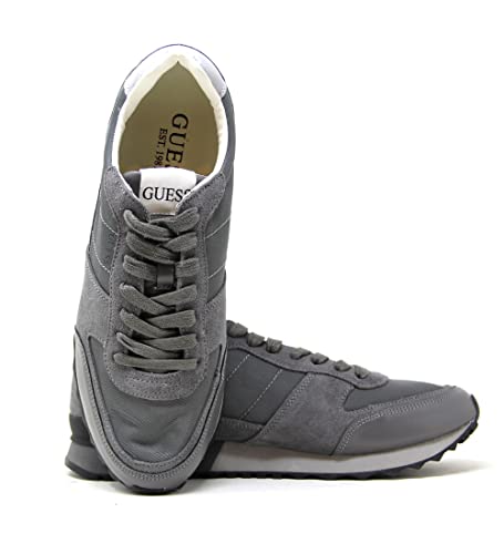 GUESS Herren Padova Sneaker, Grey, 40 EU von GUESS