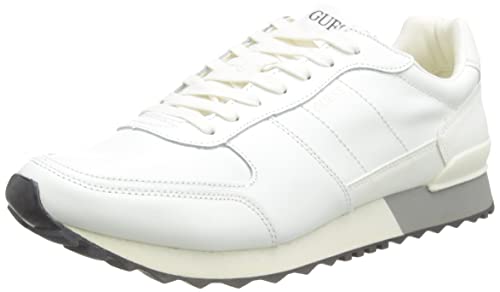 GUESS Herren Padova Sneaker, White, 42 EU von GUESS