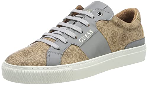 GUESS Herren Ravenna Low Sneaker, BEIBR, 42 EU von GUESS