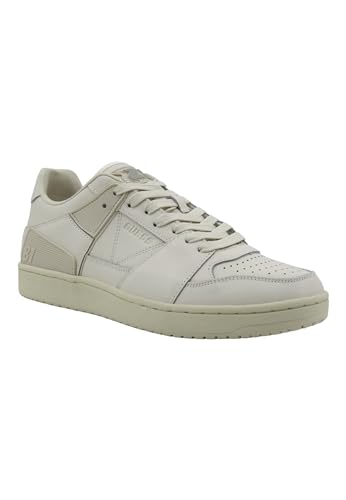 GUESS Herren Sava Mid Sneaker, Weiß, 45 EU von GUESS