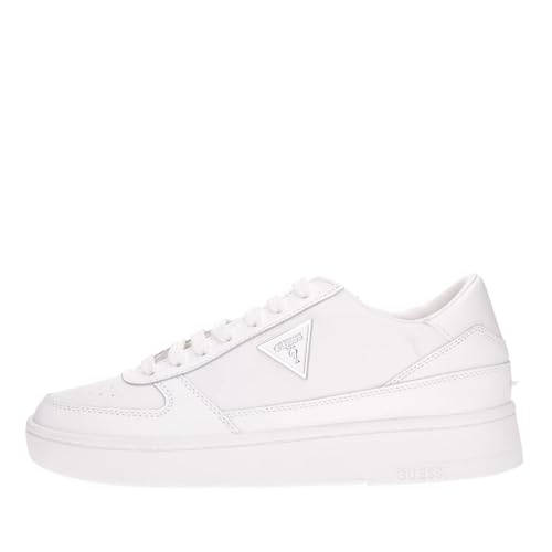 GUESS Herren SILEA Sneaker, White, 44 EU von GUESS