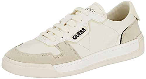 GUESS Herren STRAVE Vintage CARRYOVER Sneaker, Whisper White, 44 EU von GUESS