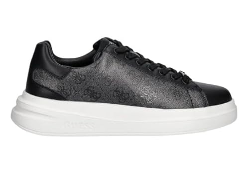 GUESS Herren-Sneaker Elba 4G Logo Black U26GU14 FMFLBAFAB12, Schwarz , 41 EU von GUESS