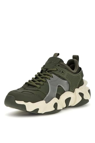 GUESS Herren-Sneakers - Grün Modell FMPCESFAL12 FMPCESFAL12 Mesh, grün, 43 EU GUESS Herren-Sneakers - Grün Modell FMPCESFAL12 FMPCESFAL12 Mesh, grün, 43 EU von GUESS