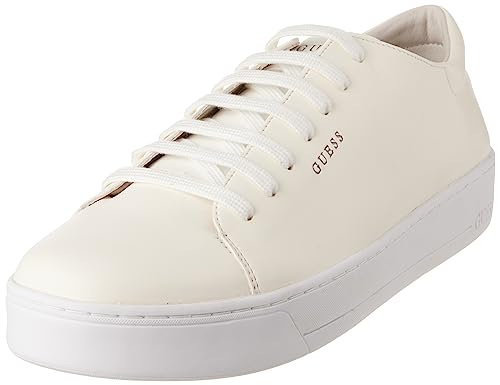 GUESS Herren Udine A Sneaker, Nicht-gerade Weiss, 42 EU von GUESS