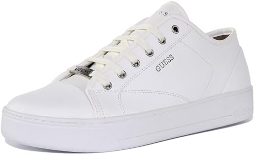 GUESS Herren Udine CARRYOVER Sneaker, Weiß, 41 EU von GUESS