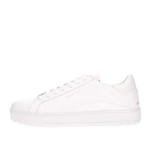 GUESS Herren Udine I Sneaker, White, 42 EU von GUESS