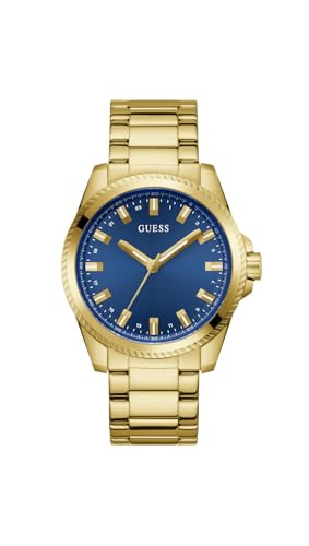 GUESS Herren Uhr Armbanduhr Analog Champ GW0718G2 Edelstahl von GUESS
