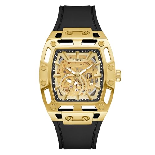 GUESS Herren Uhr Armbanduhr Automatik Phoenix GW0980G2 Silikon von GUESS