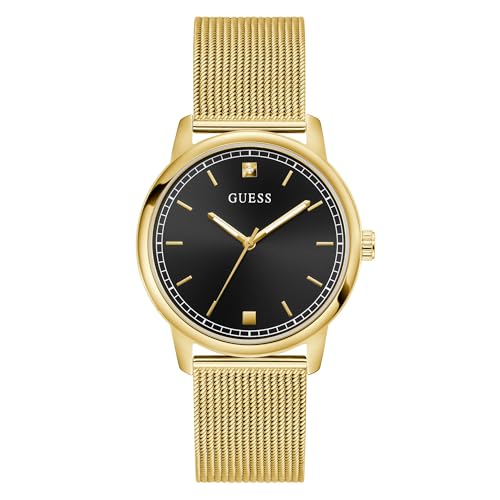 GUESS Herren Uhr Armbanduhr Chandler GW0974G2 Edelstahl Gold von GUESS