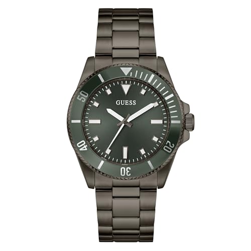 GUESS Herren Uhr Armbanduhr Cliff GW0968G3 Edelstahl schwarz von GUESS