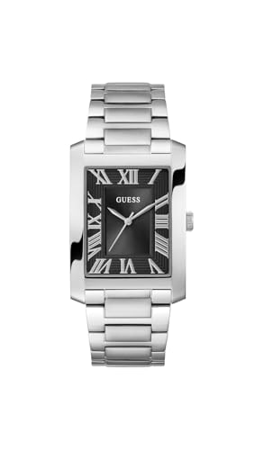GUESS Herren Uhr Armbanduhr Clyde GW0896G1 Edelstahl Silber von GUESS