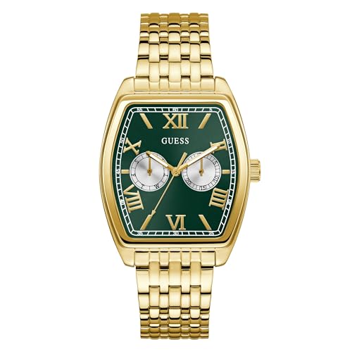 GUESS Herren Uhr Armbanduhr Gabriel GW0975G2 Edelstahl Gold von GUESS