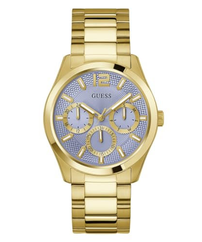 GUESS Herren Uhr Armbanduhr Zen GW0707G2 Edelstahl Gold von GUESS