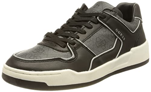 GUESS Herren Vicenza Low Sneaker, Coal, 42 EU von GUESS