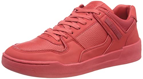 GUESS Herren Vicenza Low Sneaker, RED, 43 EU von GUESS