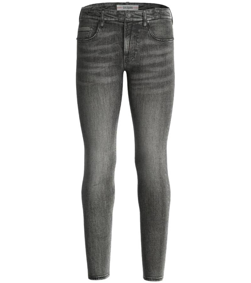 GUESS Herren modische Skinny-Jeans im 5-Pocket-Style Alltags-Hose M3YA27D4U42 DRMM Grau von GUESS