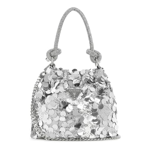 GUESS Holiday Shine Pochette Mini Silver von GUESS