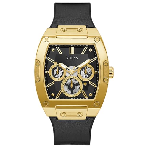 GUESS Homme Uhr Analogique Quartz mit Cuir Armband GW0202G1 von GUESS