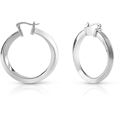 GUESS Hoops Don't Lie JUBE01484JWRHT-U Marke, Einheitsgröße, Metall, Kein Edelstein von GUESS