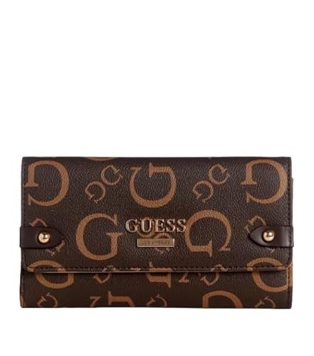 GUESS Iridessa Clutch Wallet, Braun Multi, Einheitsgröße von GUESS