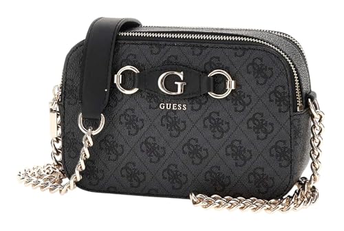 GUESS Izzy Camera Bag Coal Logo von GUESS