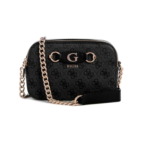 GUESS Izzy Camera Bag Coal Logo von GUESS