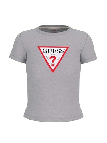 GUESS JEANS T-SHIRT MANICHE CORTE DONNA GRIGIO von GUESS