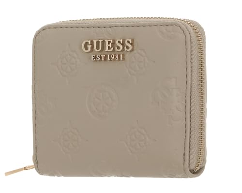 GUESS JENA SLG Zip Around Wallet S Taupe Logo GUESS JENA SLG Zip Around Wallet S Taupe Logo von GUESS