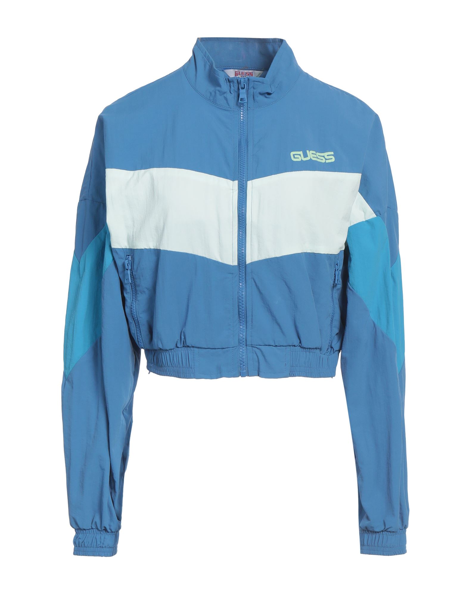 GUESS Jacke & Anorak Damen Azurblau GUESS Jacke & Anorak Damen Azurblau von GUESS