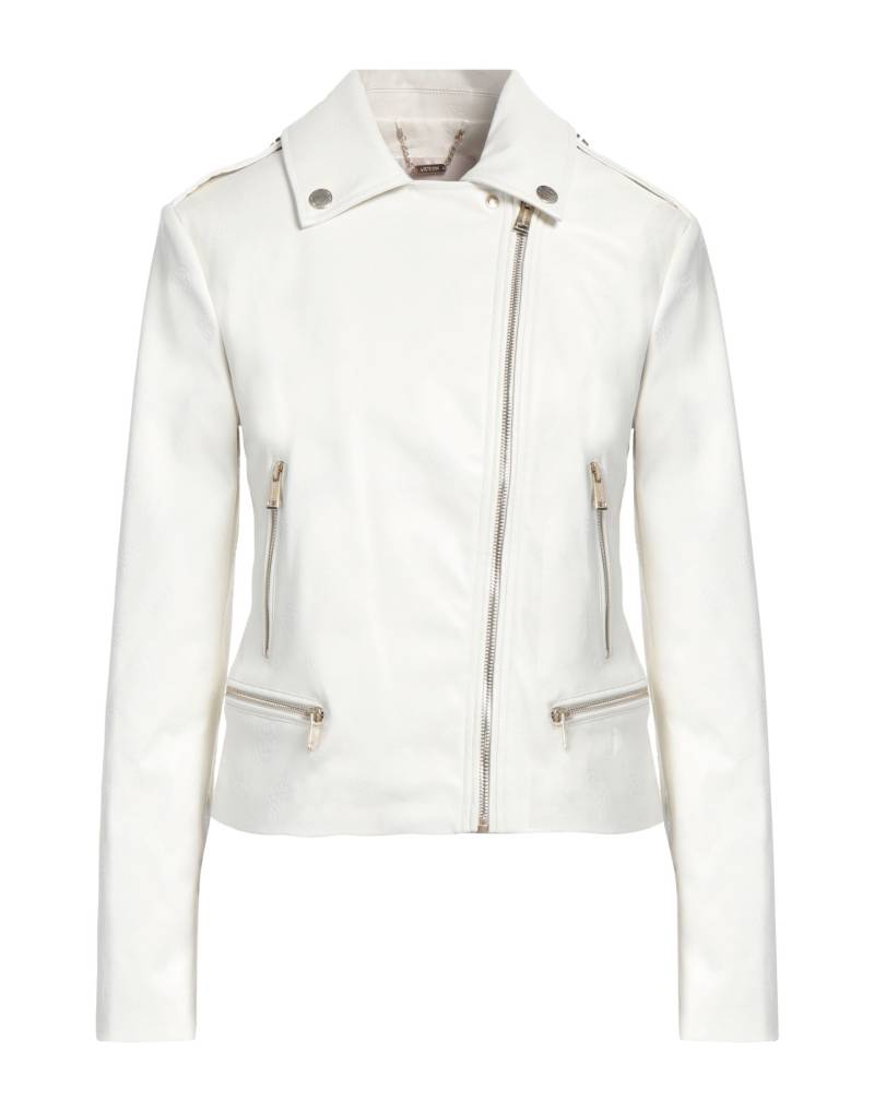 GUESS Jacke & Anorak Damen Cremeweiß von GUESS